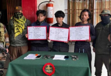 Three NSCN-K Operatives Held in Joint Operation in Arunachal’s Tirap