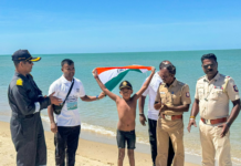 7-Year-Old Ishank Singh Scripts History with Palk Strait Swim