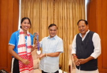 Lovlina Borgohain Felicitated by Assam CM With Rs 30 Lakh Award