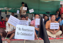 Manipur IDPs Mark Independence Day with Black Flags: Seek Safe Return