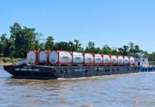 First Post-Independence International Cargo Voyage From Dibrugarh to Dhaka Begins